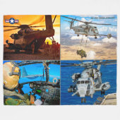 CH-53E SUPERSTALLION FLEECE DEKEN (Voorkant (Horizontaal))