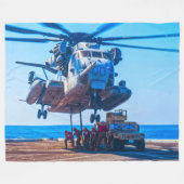 CH-53E SUPERSTALLION FLEECE DEKEN (Voorkant (Horizontaal))