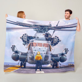 CH-53E SUPERSTALLION FLEECE DEKEN
