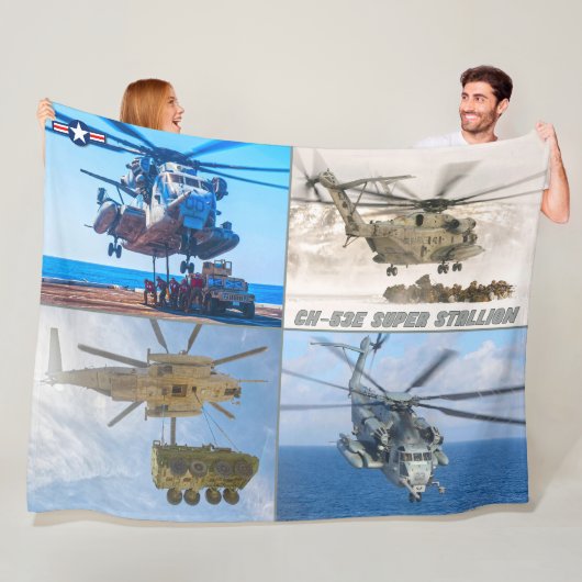 CH-53E SUPERSTALLION FLEECE DEKEN (In situ)