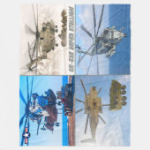 CH-53E SUPERSTALLION FLEECE DEKEN (Voorkant)