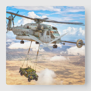 CH-53E SUPERSTALLION VIERKANTE KLOK