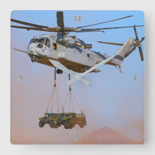 CH-53K KIJKSTALLION VIERKANTE KLOK