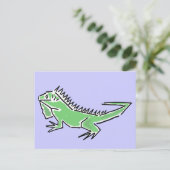 CH - Carte postale Iguana géniale (Debout devant)