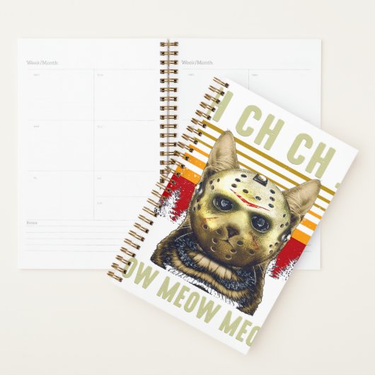 Ch Ch Ch Ch Meow Meow Effrayant Costume Vendredi H (Devant avec enveloppe)