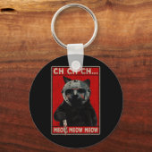 CH CH CH...Meow Meow Sleutelhanger (Voorkant)