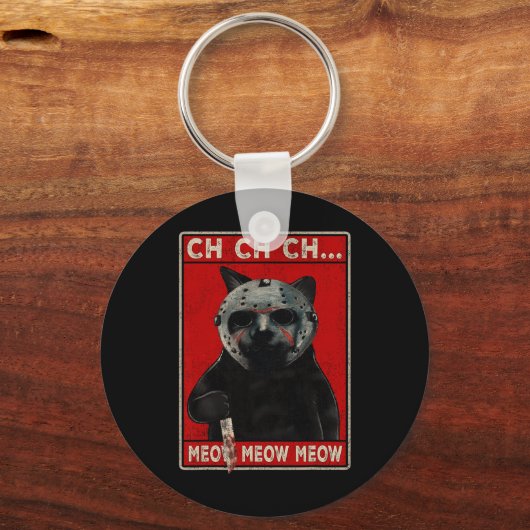 CH CH CH...Meow Meow Sleutelhanger (Voorkant)