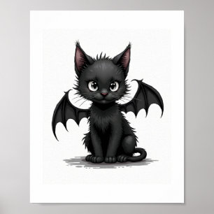 Ch Ch Meow Meow Scary Vrijdag Costume Halloween Poster