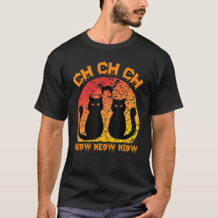 Ch Ch Meow Meow Scary Vrijdag Costume Halloween T-shirt