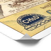 CH&D Pullman voiture à manger 1894 Poster (Coin)