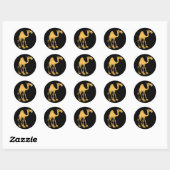 CH- Funny Cartoon Camel Stickers (Vel)