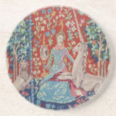 CH- Lady en Unicorn Tapestry Onderzetters (Voorkant)