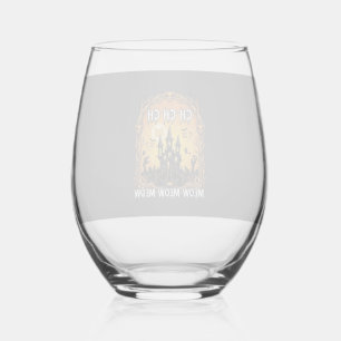 Ch Meow Halloween Geheime Kasteel_1 Wijnglas Zonder Voet