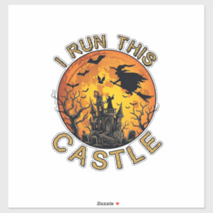 Ch Meow Halloween Geheugen Kasteel (2)_1 Sticker