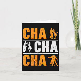 Cha Cha Cha danser danst Cubaanse dans Kaart