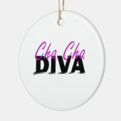 Cha Cha Diva Keramisch Ornament (Links)