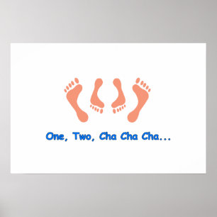 Cha Cha Feet dansen Poster