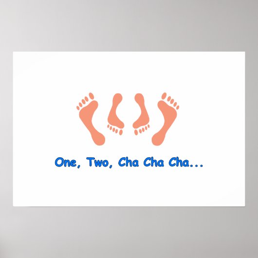 Cha Cha Feet dansen Poster (Voorkant)