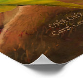 Cha Cha - het Poster van de Kunst van het Chocolad (Hoek)