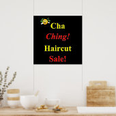 Cha Ching Haircut Vente Poster Matte (Cuisine)