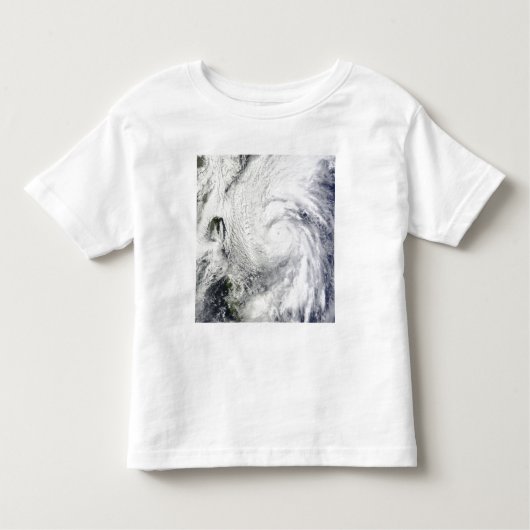 Chaba-tyfoon op het Filipijnse Zee Kinder Shirts (Voorkant)