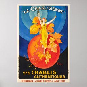 Chablis Voedsel- en Drankposter van Leonetto Poster