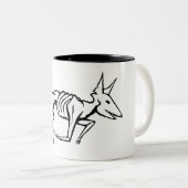 Chacal 11oz de décomposition. Tasse (Devant droit)