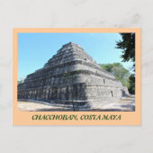 Chacchoban Pyramid Briefkaart (Voorkant)