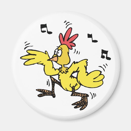 ChaChaCha Chicken Magneet (Voorkant)