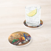 Chacho's.Mural. Zandsteen Onderzetter (Zijkant)