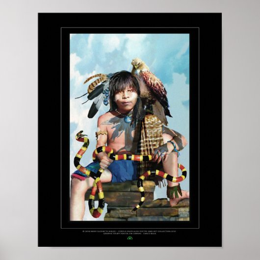 Chaco Blue Poster (Voorkant)