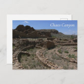 Chaco Canyon Briefkaart (Voorkant / Achterkant)