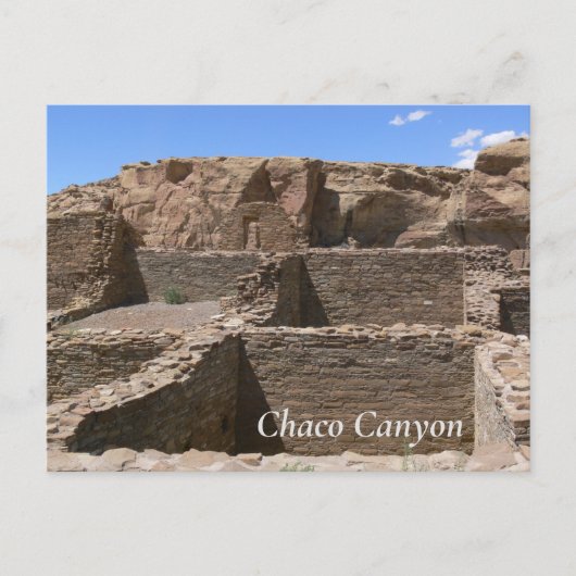 Chaco Canyon Briefkaart (Voorkant)