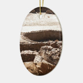 Chaco Canyon New Mexico Keramisch Ornament (Links)