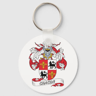 Chacon Family Crest Sleutelhanger