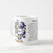 Chacon, l'origine, la signification et la tasse de (Devant gauche)