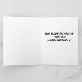 CHACUN DE NEZ FUNNY PRENANT DES CARTES D'ANNIVERSA (Intérieur)