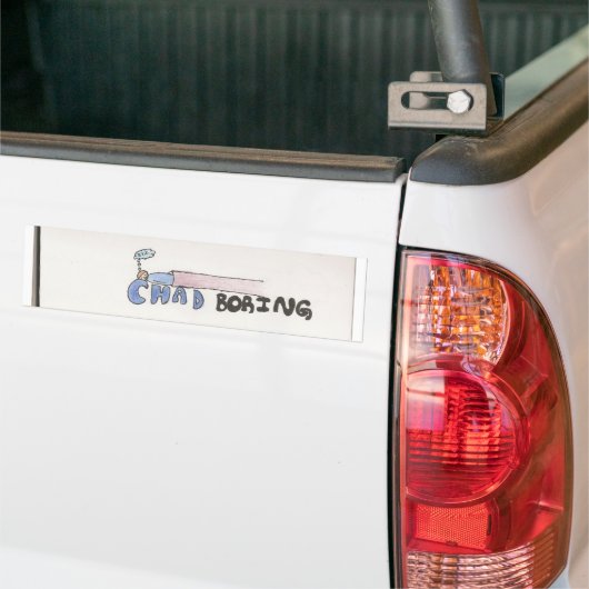Chad Boring Bumpersticker (Op Truck)