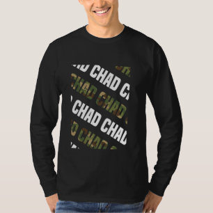 Chad Camo Pattern Green Camouflage T-shirt