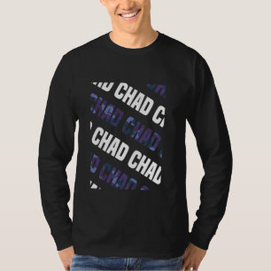 Chad Camo Pattern Paarse Camouflage T-shirt