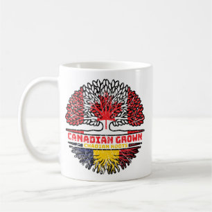 Chad Chadian Canadian Canada Tree Roots Flag Koffiemok