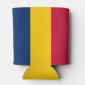 Chad Flag Blikjeskoeler (Achterkant)