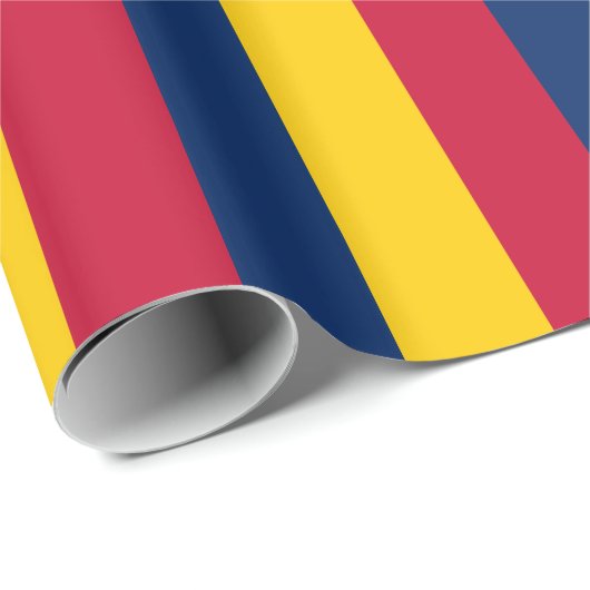 Chad Flag Cadeaupapier (Rol Hoek)