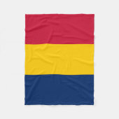 Chad Flag Fleece Deken (Voorkant)