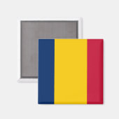 Chad Flag Magneet (Voorkant / Achterkant)
