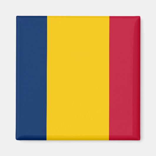 Chad Flag Magneet (Voorkant)