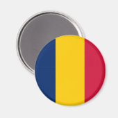 Chad Flag Magnet Magneet (Voorkant / Achterkant)