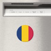 Chad Flag Magnet Magneet (Insitu (Vaatwasser))