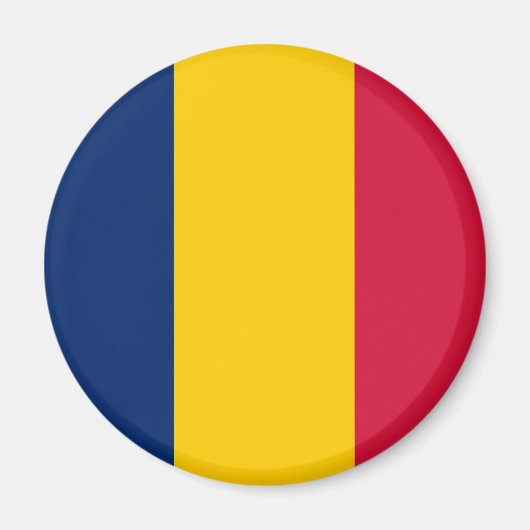 Chad Flag Magnet Magneet (Voorkant)