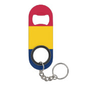 Chad Flag Mini Flessenopener (Achterkant)